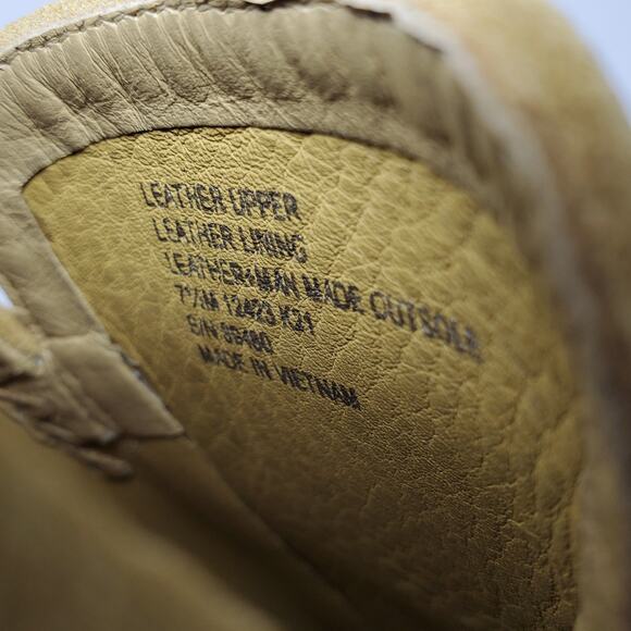 Tory Burch Ballet Loafers Flats Split Suede Leather Yellow Cornbread Size 9 - Picture 10 of 12